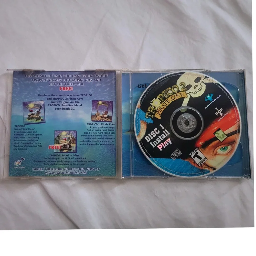 Tropico 2 Pirate Cove PC Game 2003 Frog City Gathering PC CD-ROM